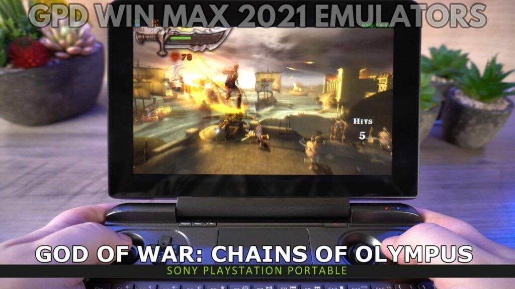 PSP emulation on GPD Win MAX 2021