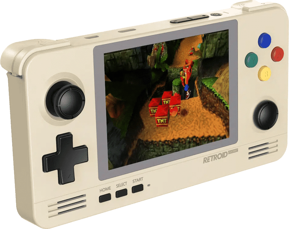RETROID Pocket 2 SNES Colour - Frontal Angled View
