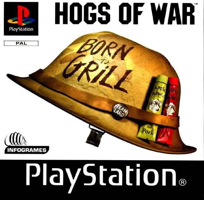 Mejores juegos para RG351P - Hogs of War EU Cover