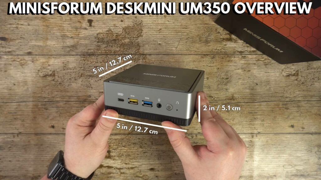 Aperçu du Minisforum Deskmini UM350