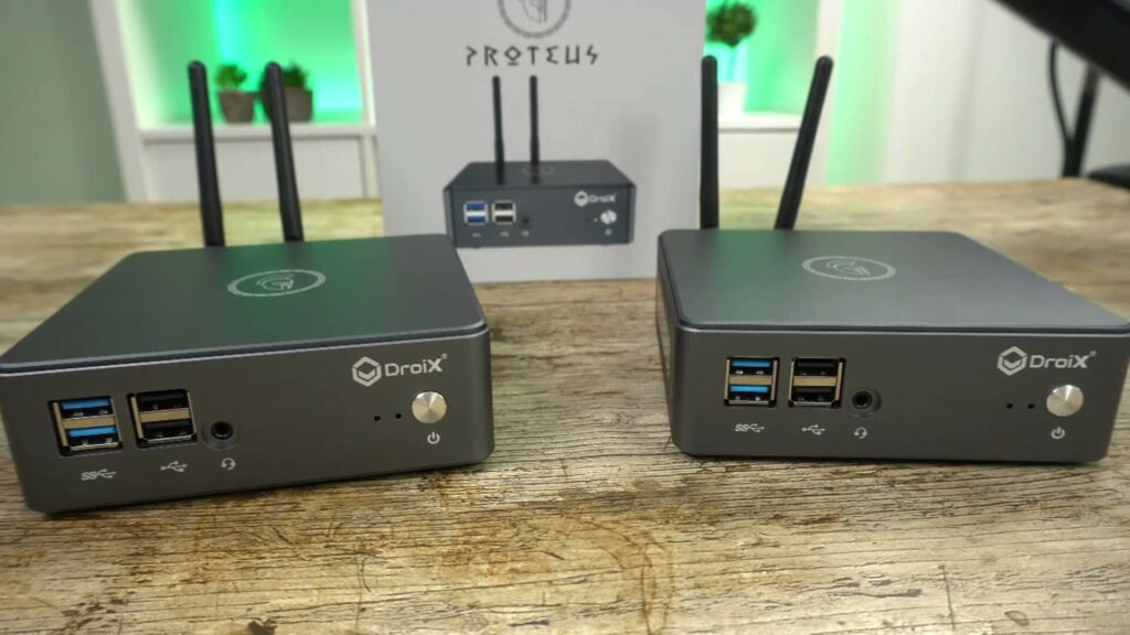 DroiX Proteus 11 &amp; 11S mini PC para trabalho em casa e no escritório