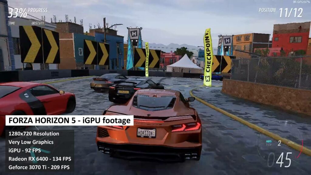 Risultati del benchmark di Forza Horizon 5