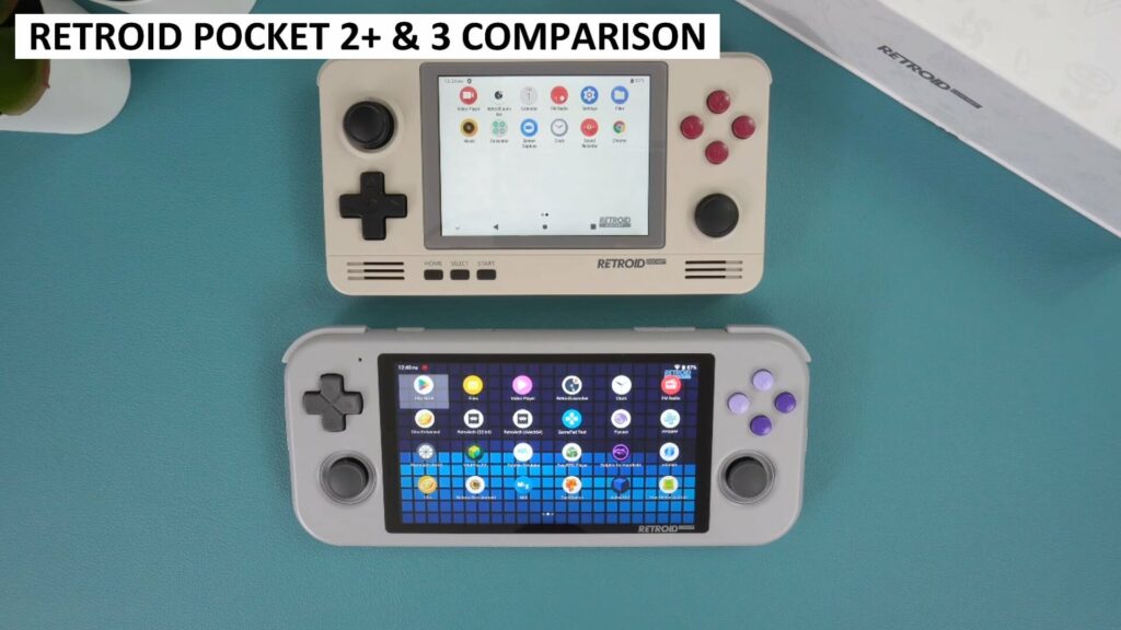 Retroid Pocket 3 im Vergleich zum Pocket 2 Plus