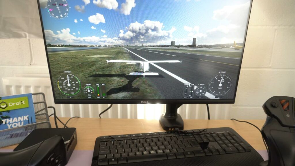 UM690 Microsoft Flight Simulator landad