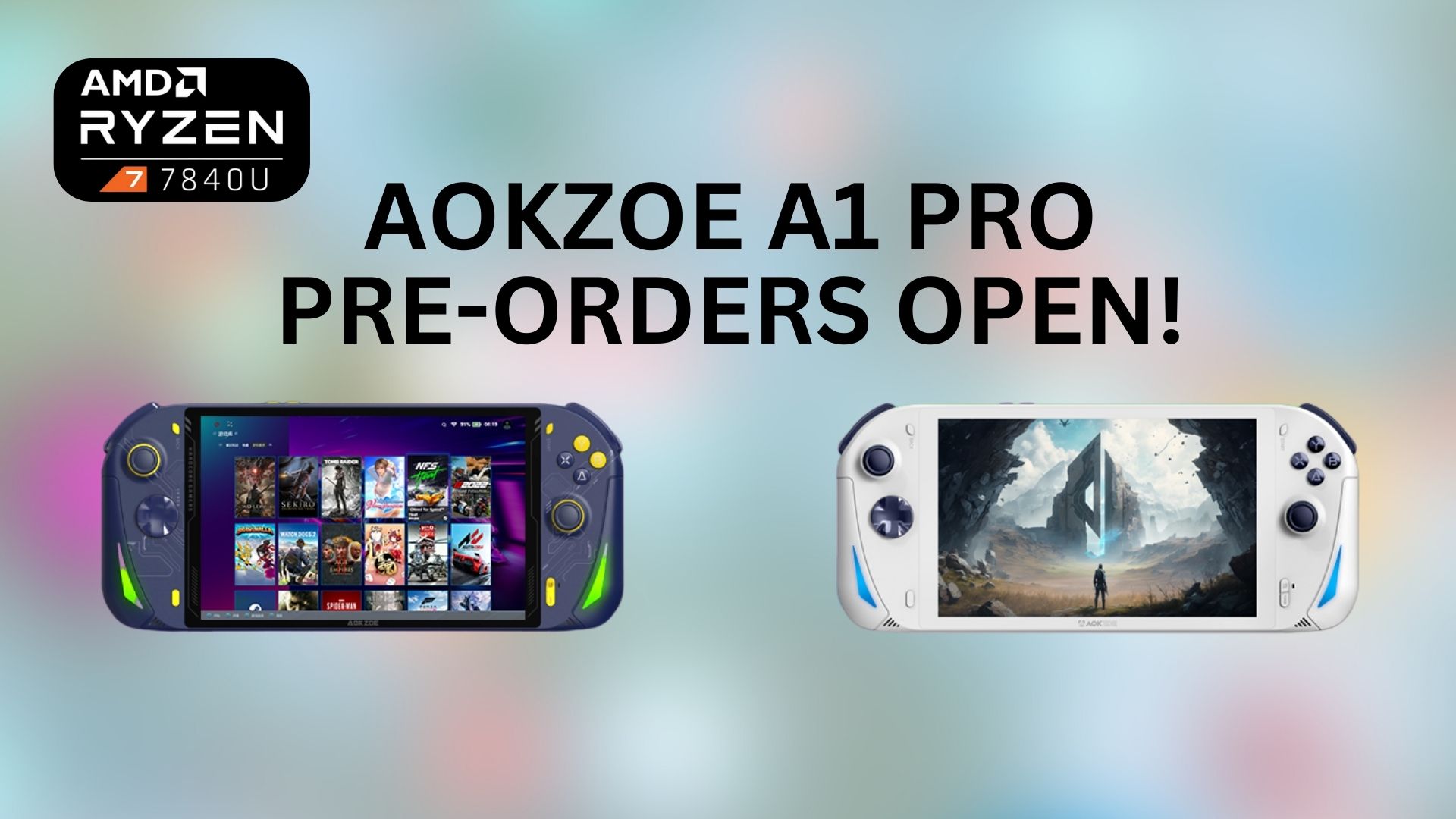 AOKZOE A1 Pro pre-orders available! – Get front of the queue for this Windows handheld gaming PC