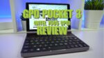 GPD Pocket 3 Mini Laptop con processore Intel, dotato di doppi altoparlanti per una ricca uscita audio.