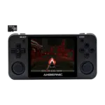 ANBERNIC RG350M Matte Black with 64GB Card - Shown playing DOOM