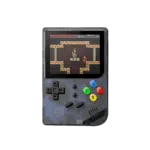 RG300 OpenDingux Retro Gaming Portable Handheld - Transparent playing a Retro Game