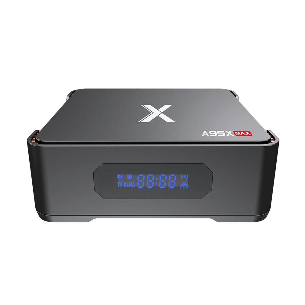 A95X Max 4K Android Powered TV BOX - Front view