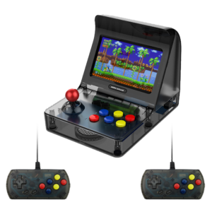 Coolbaby  RS-07 Retro Arcade Angled Photo with two controllers playing Sonic