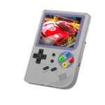 RG300 OpenDingux Retro Gaming Portable Handheld - Grey playing a Retro Game