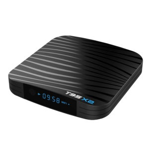 T95X2 Amlogic S905X2 Android 8.1 Oreo Smart TV BOX - Främre toppvinkel