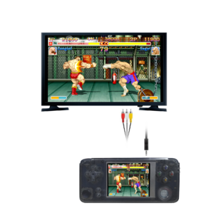 DroiX RS-97 Plus V2 Open Dingux Retro Gaming Konsole Handheld - Transparenter TV-Ausgang