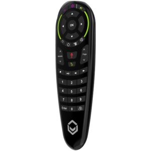 DroiX G30 Air-Mouse Remote with Gyroscope and Google Assistant - Front View at angle