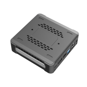 DroiX CK1 Mini PC Windows 10 NUC Up to Intel Core i7 Chipset, 512GB PCI-E NVMe SSD, 16GB DDR4 RAM - Showing bottom with Air Vents