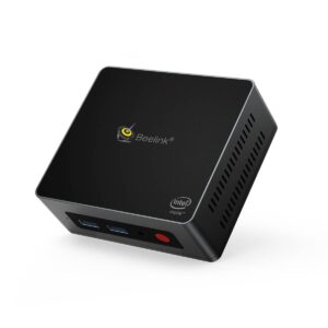 Beelink GK Mini Intel NUC Windows PC - Shown from the front at an angle