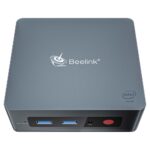 Beelink GK35 Intel Mini PC - Vista frontal en ángulo