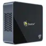 Beelink U59 Intel NUC Office PC - Shown from the left standing up