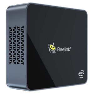 Beelink U59 Intel NUC Office PC - Shown from the left standing up