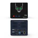 Beelink GS King X Android BOX with Nas   Showing front IO and rear IO along with HDD Enclosure