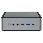 MinisForum EliteMini HM80 Ryzen PC shown from front