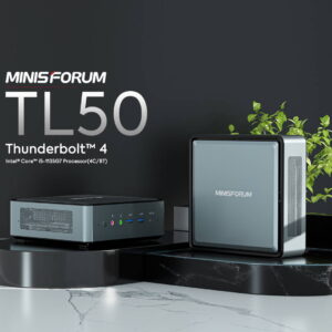 MinisForum EliteMini TL50 Windows 10 Mini PC - Showing in detail