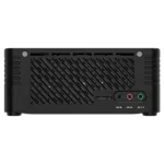 MinisForum EliteMini X500 Windows 10 Mini Computer - Shown from the left side