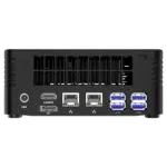 MinisForum EliteMini X500 Windows 10 Mini Computer - Shown from the front back