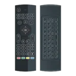 DroiX MX3-L Backlit Air-Mouse - Shown from front and back