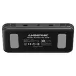 ANBERNIC RG351M Matte Black - Shown from the back at angle