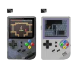 RG300 Grey and Transparent - Playing Price of Persia and Retro Game with 32GB MicroSD Card Included