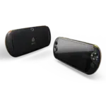 MOQi i7 Android Smartphone Handheld - Front view showing the console from the front and back