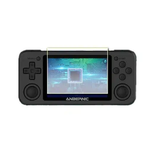 Tempered-Glass-RG351MP view with device