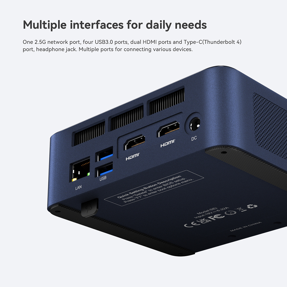SEI12 PRO Multiple interfaces for daily needs