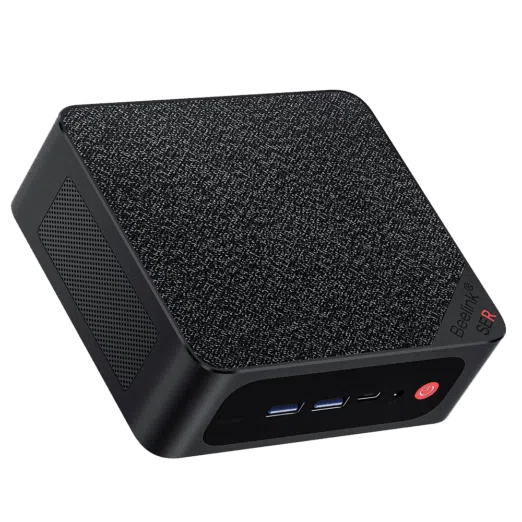 Beelink SER6 image showing new style design on gaming mini pc