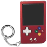 Red ANBERNIC RG Nano with keychain