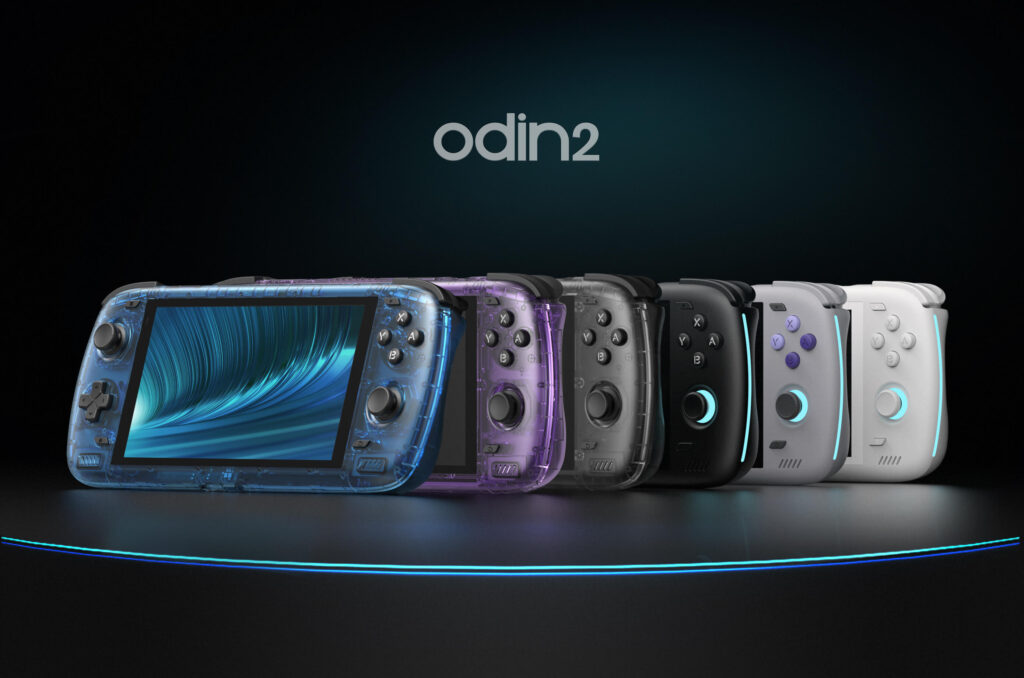 AYN Odin 2 available in a range of colors, designed to complement any audio setup with style and versatility.