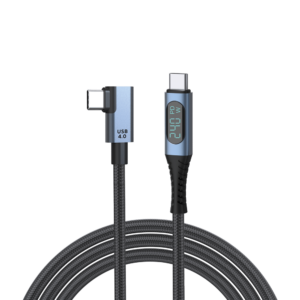 DroiX USB 4.0 Type-C Cable - L-Shape