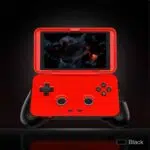 Retroid Pocket Flip Grip Black with Red Flip Front
