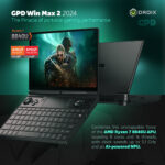 GPD Win Max  2 (2024) jest napędzany procesorem AMD Ryzen 7 8840U z 8 rdzeniami i 16 wątkami, z taktowaniem dochodzącym do 5,1 GHz. Urządzenie zawiera również jednostkę NPU opartą na sztucznej inteligencji, zwiększającą jego wydajność w wymagających aplikacjach i grach.