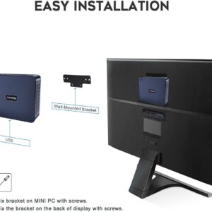 Easy-to-install VESA mount for the Beelink U59, ensuring convenient setup.