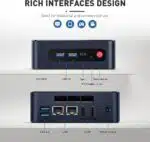 Rich interface options on the Beelink U59 providing versatile connectivity