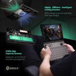 Le GPD Win Max  2 (2024) est doté d'un système de refroidissement à haute efficacité pour maintenir des performances optimales, associé à une batterie haute capacité de 67Wh pour une utilisation prolongée.