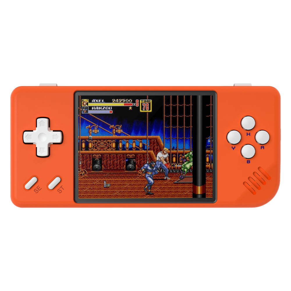 ANBERNIC RG28XX Jeu vidéo portable Lava Orange