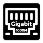 Gigabit-Ethernet Schlüsselfunktionssymbol