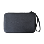 A black protective carrying case for the ONEXPLAYER handheld gaming device. The case has a textured exterior with the ONEXPLAYER logo embossed on the front. It features a zipper closure and a wrist strap for easy carrying.